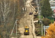 В деревне Шепилово городского округа Серпухов окончены работы по обустройству дорожного полотна и тротуара