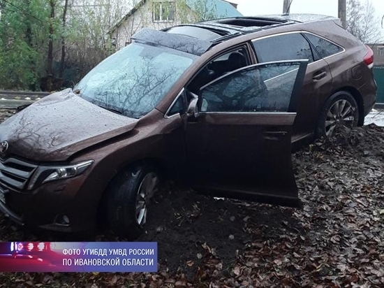 В Ивановской области пьяная автоледи чуть не угробила молодого пассажира