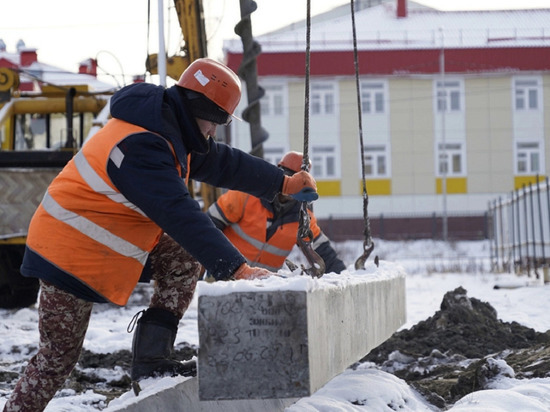 На севере Яр-Сале строят новый микрорайон