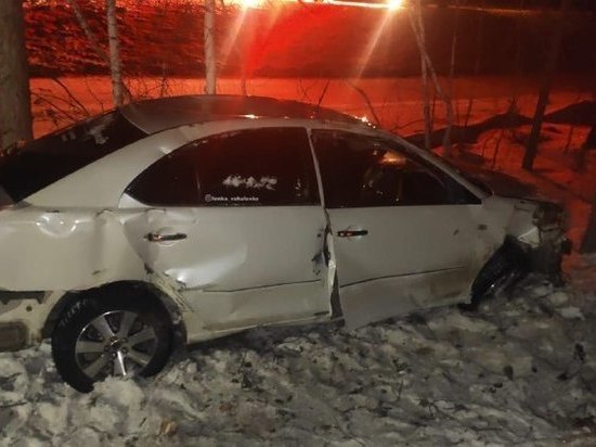 В Якутии пьяная автоледи пострадала в ДТП