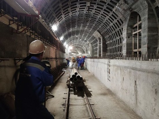 Годовой план по строительству метро в Петербурге выполнили на 75 %