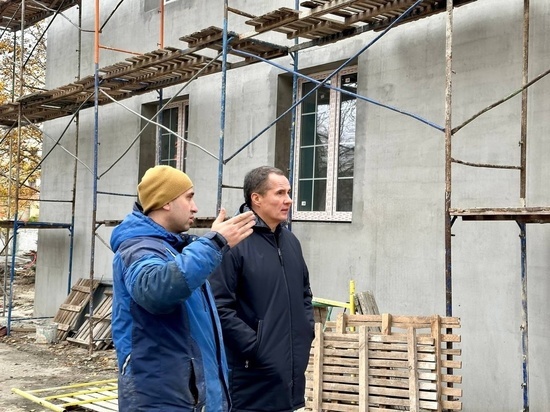 Вячеслав Гладков без предупреждения приехал в ремонтируемый детский сад №41 в Белгороде