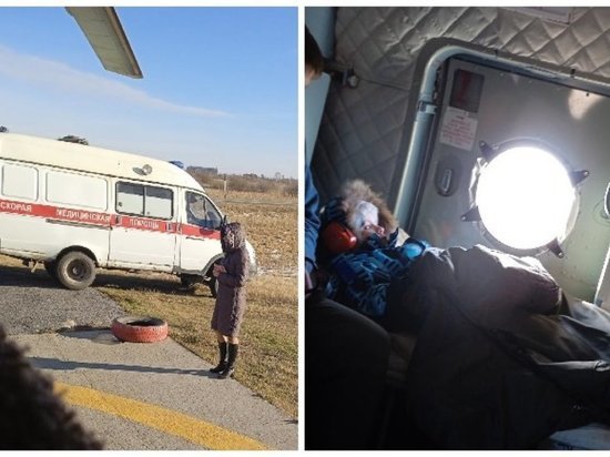 Вертолет с попавшим под машину депутата мальчиком вылетел в Новосибирскую областную больницу с опозданием