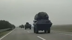 На видео попала переброска сербской армейской техники к Косово