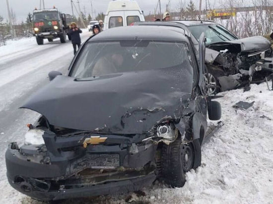 Двое пострадали в серьезном ДТП на трассе под Губкинским