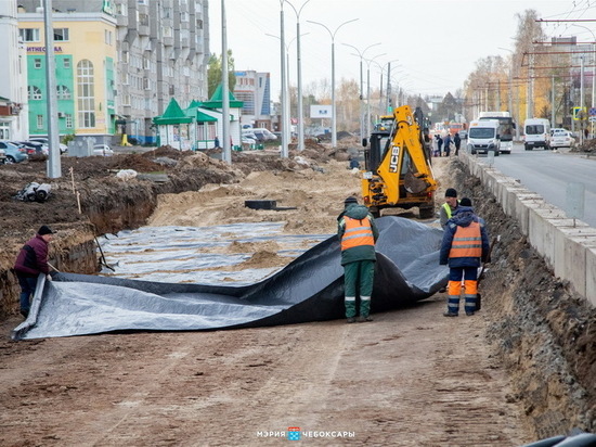 На участке улицы Гражданской в Чебоксарах ограничен съезд во дворы