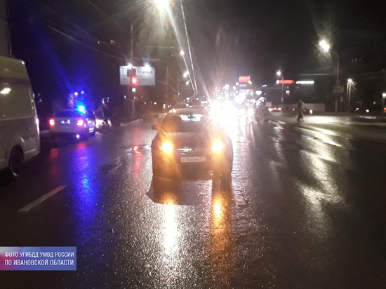 В Иванове автоледи сбила на переходе женщину