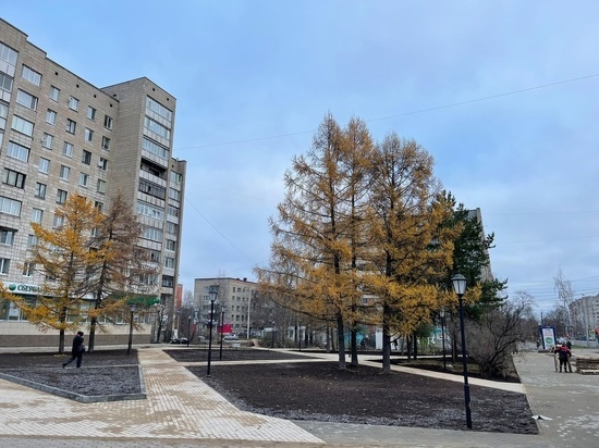 Новый сквер в Архангельске украсят ветряки и скамейки