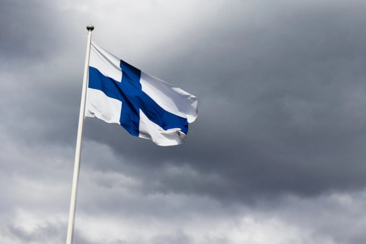 Флаг Финляндии обои