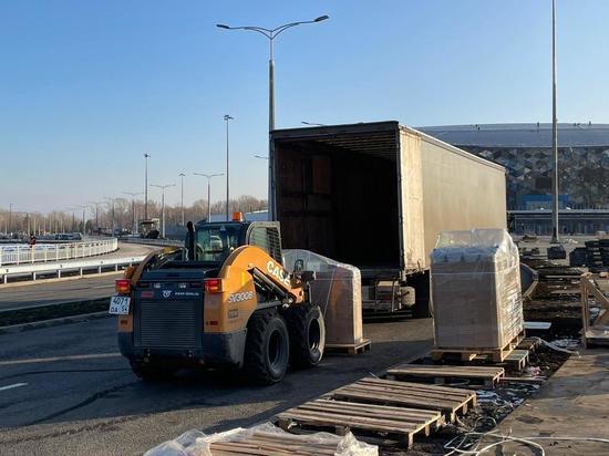 В Новосибирске на станцию метро «Спортивная» завезли первые 12 входных турникетов