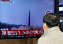 Северная Корея продолжила ракетные испытания запуском межконтинентальной баллистической ракеты