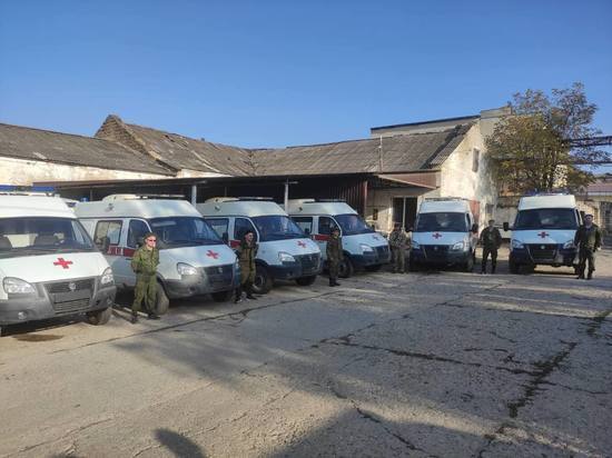 Из Крыма в зону СВО отправили шесть машин «скорой помощи»