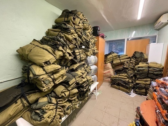 Подсчитали объём гуманитарной помощи бойцам Орловской области