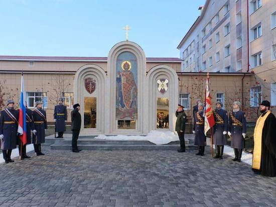 Мемориал в честь погибших сотрудников Росгвардии открыли в Новосибирске