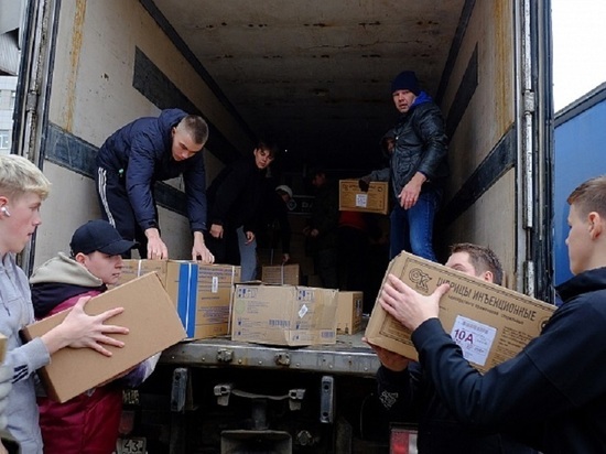 Мобилизованным из Кировской области передали 15 тонн благотворительного груза
