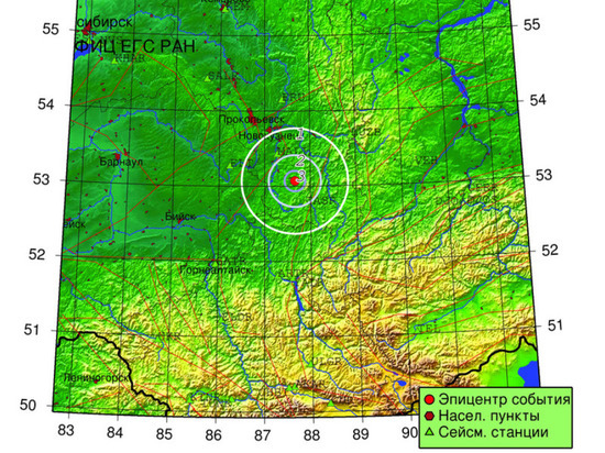 Еще одно трехбалльное землетрясение произошло в Кузбассе