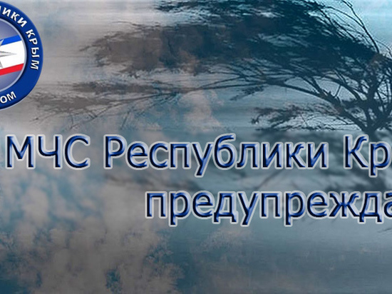 МЧС предупреждает о сильном восточном ветре в Крыму