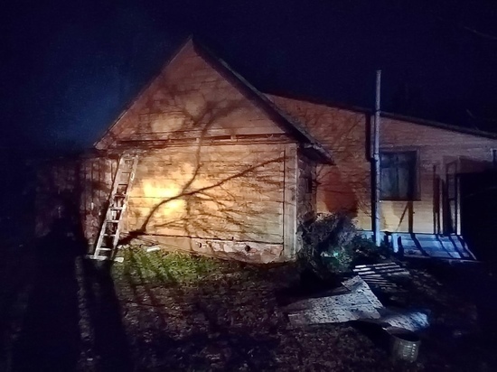 Пожар в Гагаринском районе пытался уничтожить баню