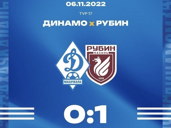 Махачкалинское «Динамо» проиграло казанскому «Рубину»