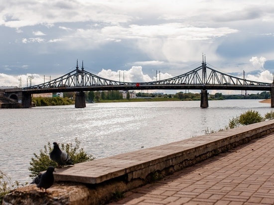 В Твери девушка упала в реку со Старого Волжского моста