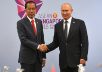 Президент Индонезии Джоко Видодо в комментарии Financial Times заявил, что президент РФ Владимир Путин, по его мнению, не поедет на саммит G20