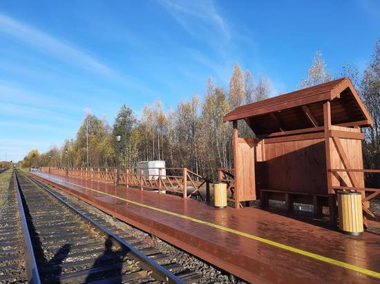 В Карелии пассажиры будут садиться на поезда с новой платформы