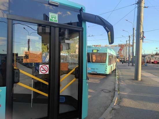 Лазурные автобусы вышли на девять маршрутов в Петербурге с 8 ноября