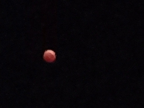 Жители Бурятии наблюдали «кровавое» лунное затмение