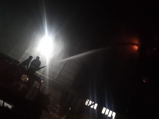 В Скопине Рязанской области произошёл пожар на комбикормовом заводе