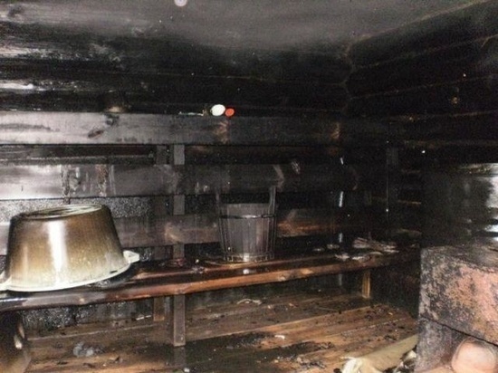 В Ивановской области ночью сгорела баня