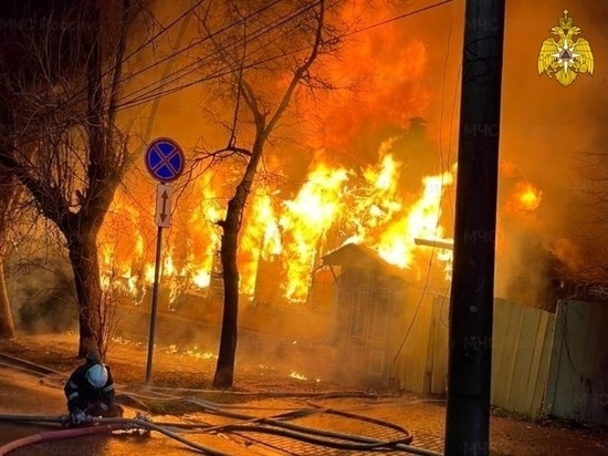 В центре Калуги на пожаре погибла 69-летняя женщина