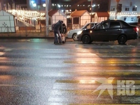 В центре Рязани сбили пешехода из-за неработающего светофора