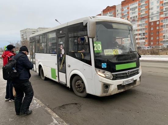 Маршрутные автобусы № 20 и № 510 продолжают ходить по улице Суворова в Томске