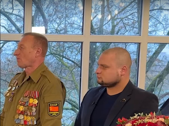 Доброволец из Подмосковья получил медаль "За отвагу"