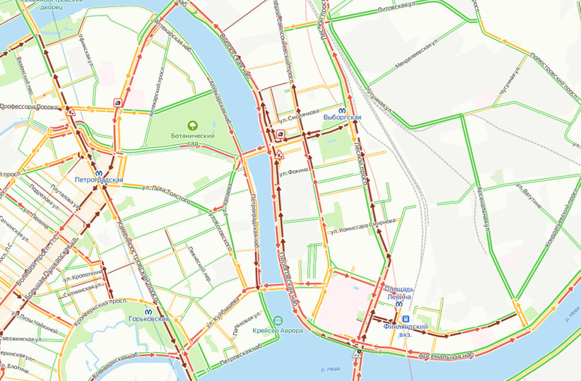 Карта восточного скоростного диаметра в санкт петербурге