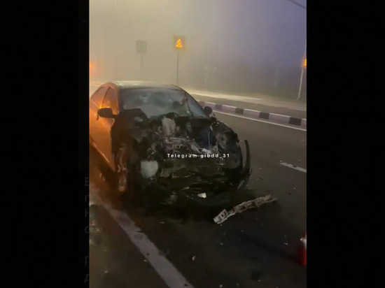 В Белгородской области во время тумана легковой автомобиль столкнулся с грузовиком
