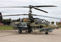 В специальной военной операции на Украине экипажи разведывательно-ударных вертолетов Ка-52 используют машину лучше заложенных для нее характеристик