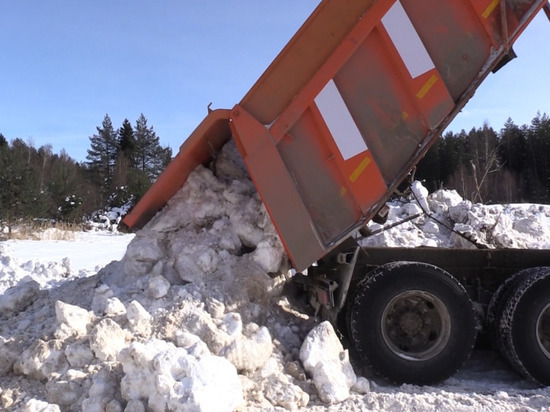 Власти Орла определили полигон для вывоза снега