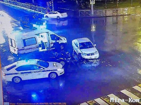 Серьезное ДТП с пострадавшими произошло в Южно-Сахалинске