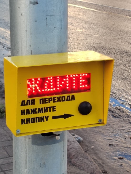 Фотофакт: «Говорящий» светофор появился в Пскове