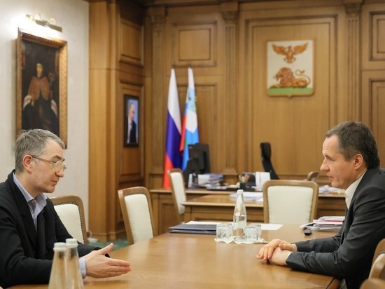 Белгородский губернатор обсудил сотрудничество в сфере культуры с ректором ГИТИСа