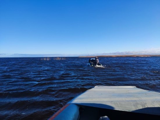 Житель Ленобласти застрял на острове в Ладожском озере из-за уплывшей лодки