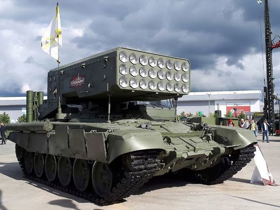 В РФ работают над увеличением площади поражения и дальности стрельбы ТОС-1А «Солнцепек»
