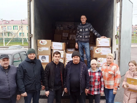 Более трехсот коробок гуманитарной помощи отправили жители Алексеевского района РТ на Донбасс