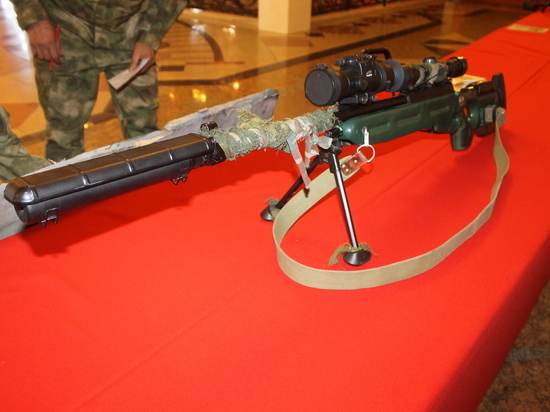 В Бурятии мобилизованные снайперы учатся высокоточной стрельбе