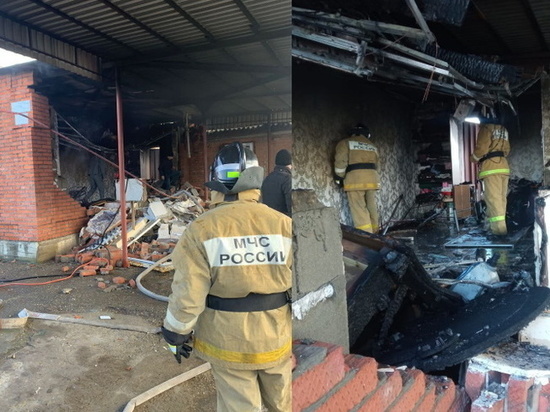 В частном доме под Краснодаром в результате взрыва газа погиб человек