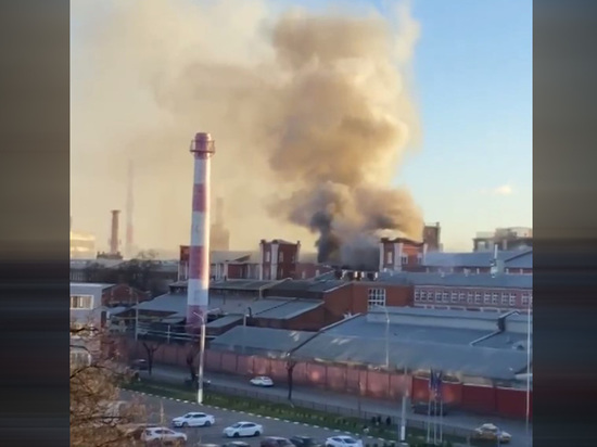 В Подольске загорелся электромеханический завод систем двойного назначения