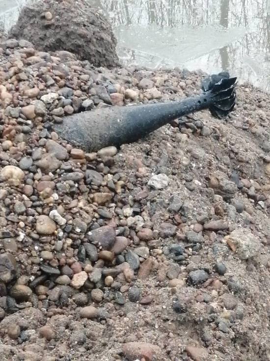 Минометный снаряд нашли во время земляных работ в Красноярском крае