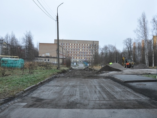 Проезд на Лекарском переулке в Петрозаводске отремонтируют до конца недели