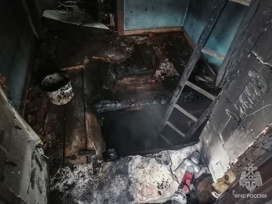 В Хакасии из-за горячей золы в пожаре умерли мужчина и женщина